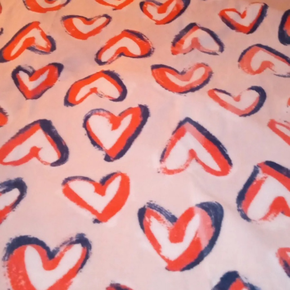 Vera Bradley Hearts Pink throw
